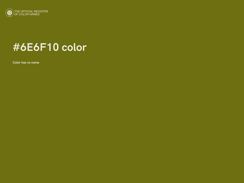 #6E6F10 color image