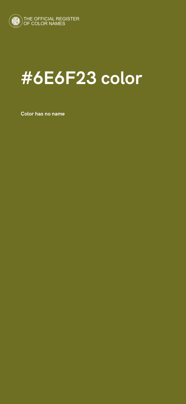 #6E6F23 color image