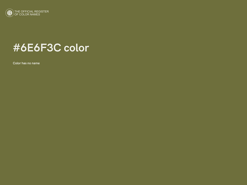 #6E6F3C color image
