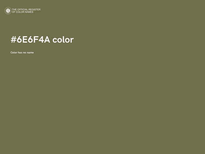 #6E6F4A color image