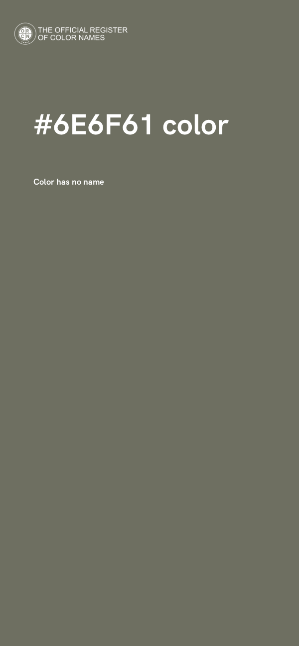 #6E6F61 color image