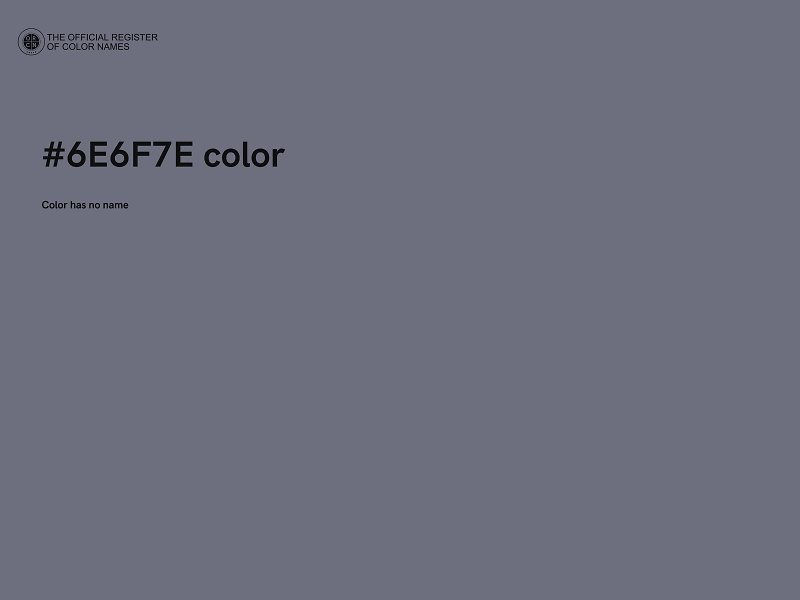 #6E6F7E color image