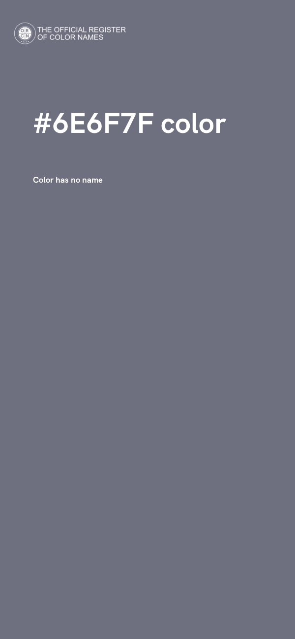 #6E6F7F color image