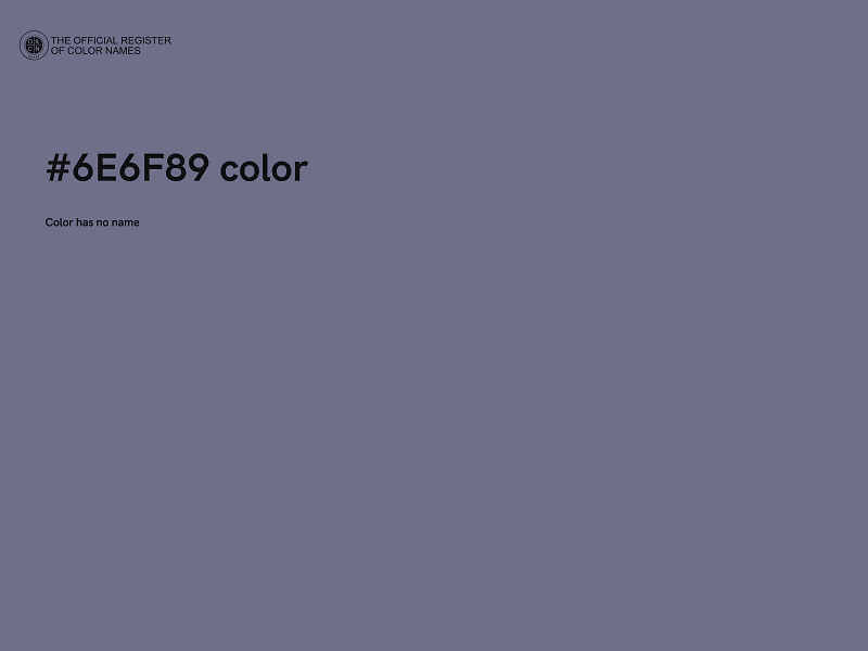 #6E6F89 color image