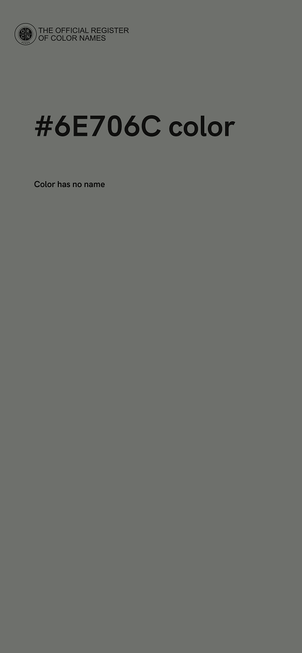 #6E706C color image