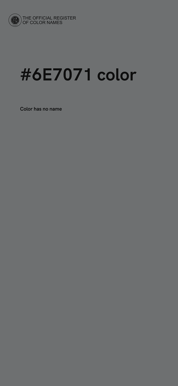 #6E7071 color image