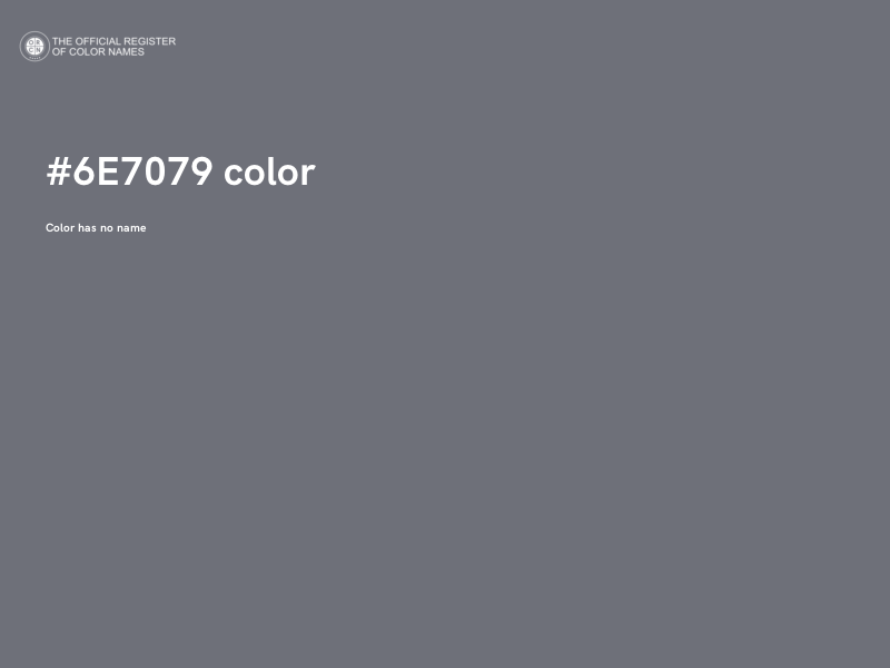 #6E7079 color image