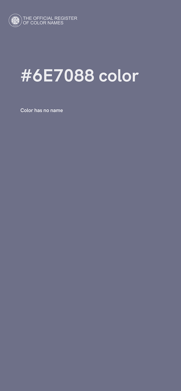 #6E7088 color image