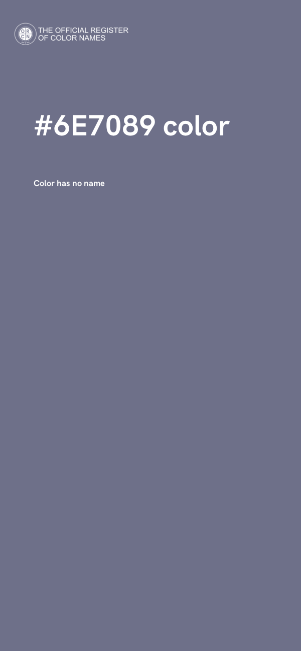 #6E7089 color image