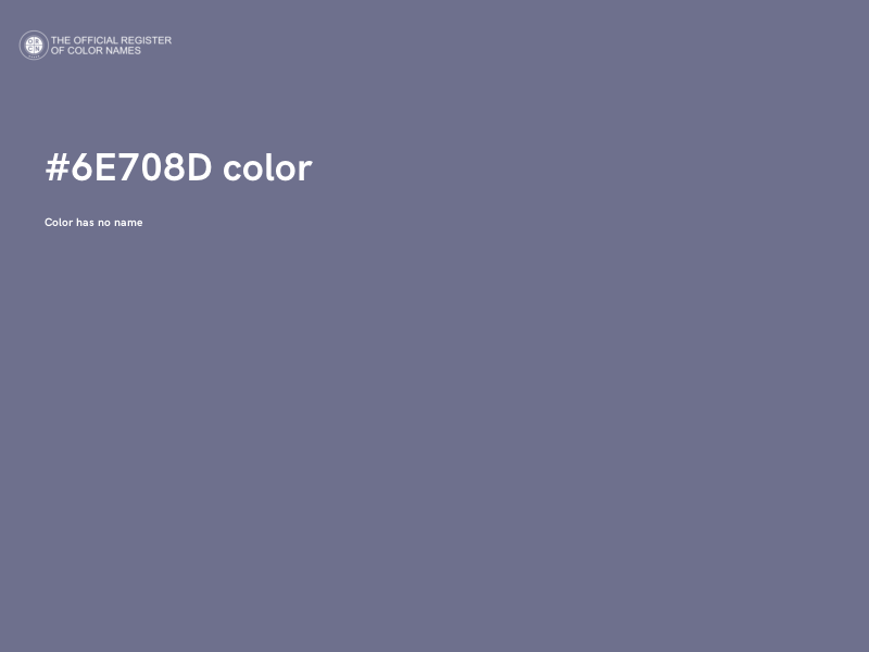 #6E708D color image