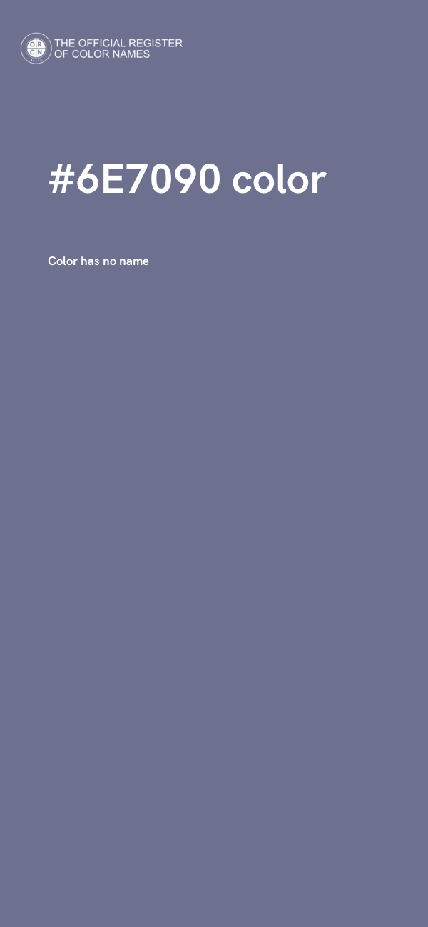 #6E7090 color image