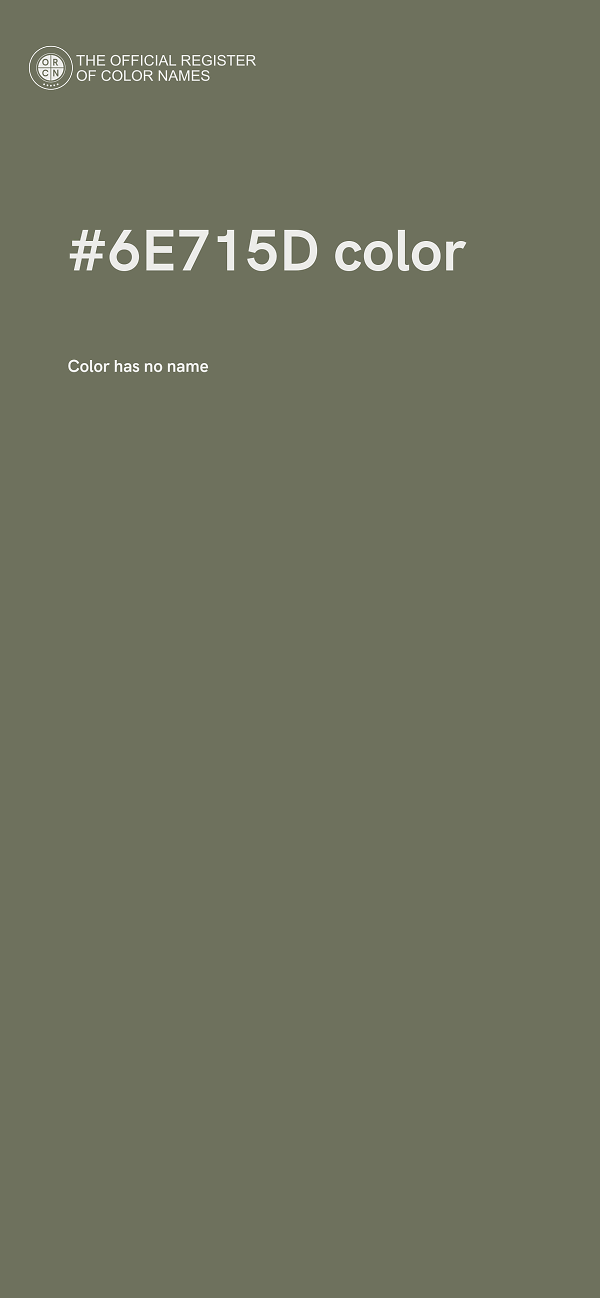 #6E715D color image