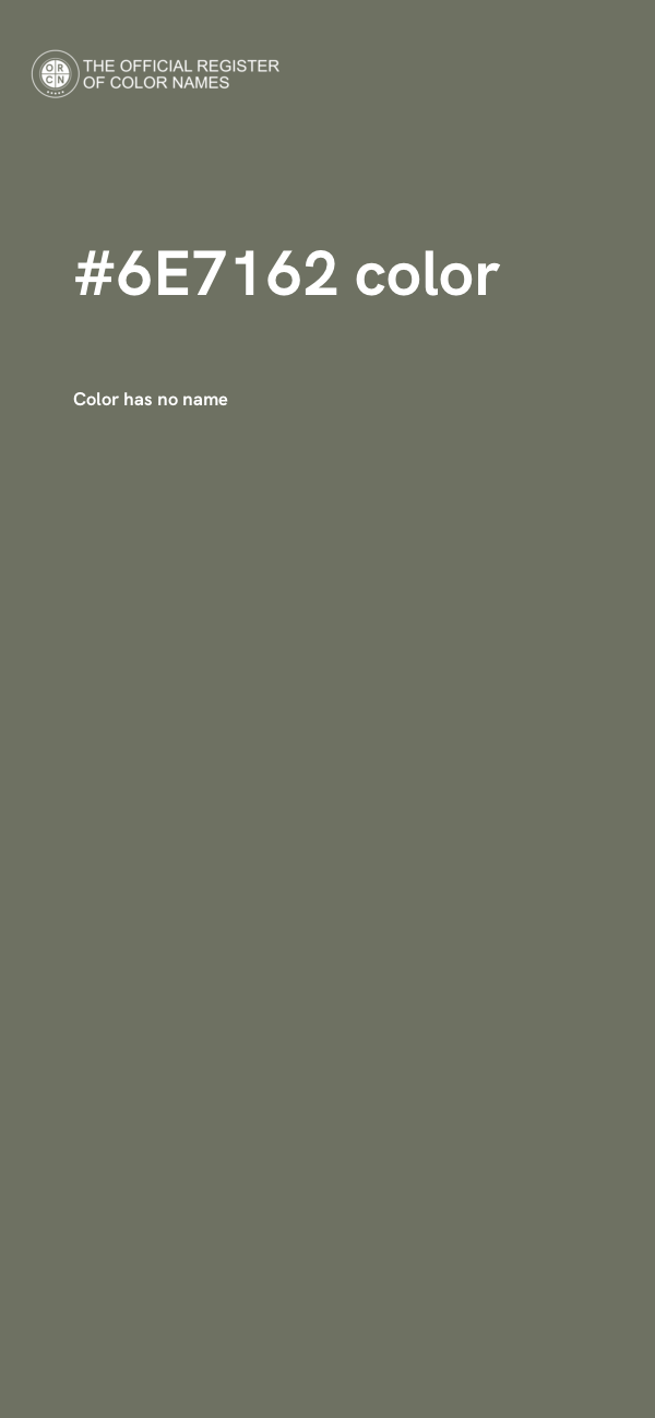 #6E7162 color image