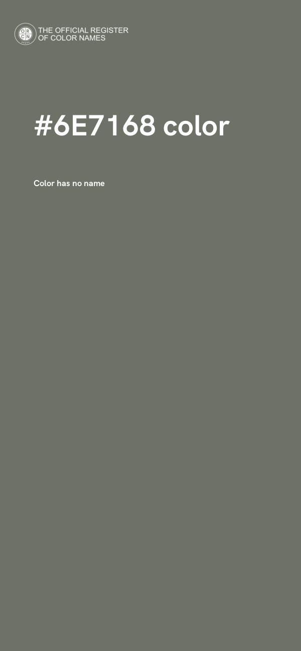 #6E7168 color image