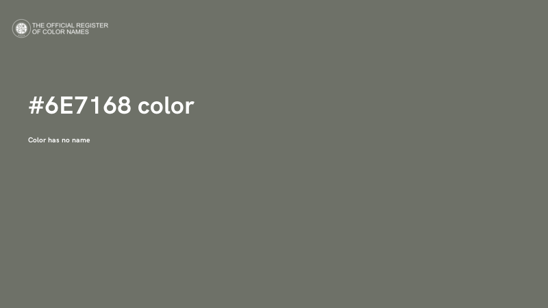 #6E7168 color image