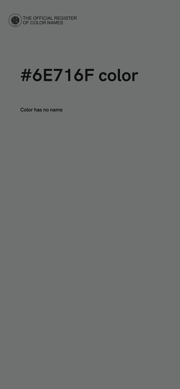 #6E716F color image