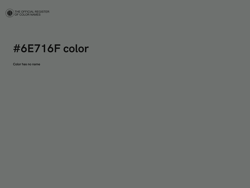 #6E716F color image