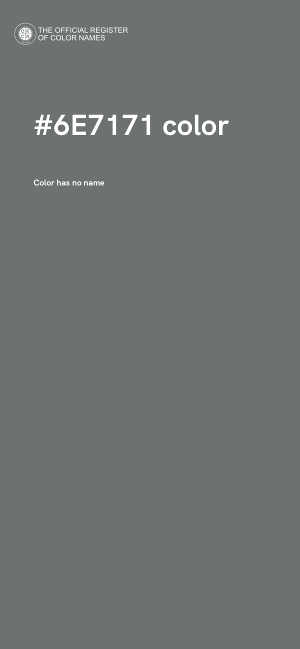 #6E7171 color image