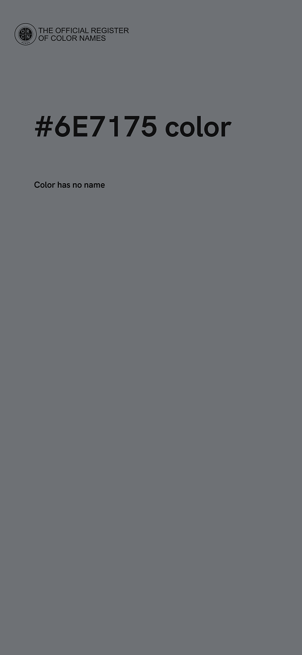 #6E7175 color image