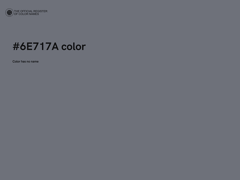 #6E717A color image