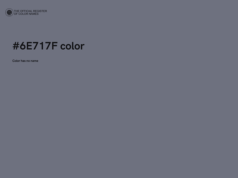 #6E717F color image