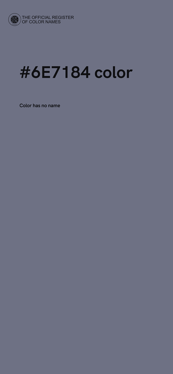 #6E7184 color image