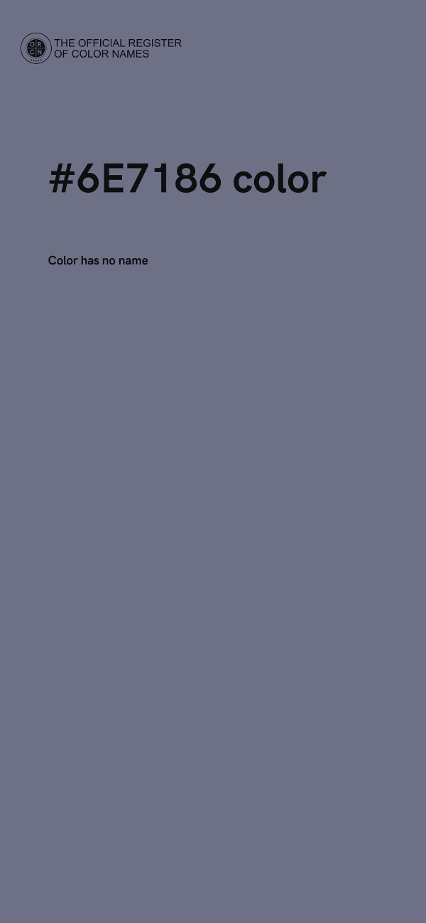 #6E7186 color image