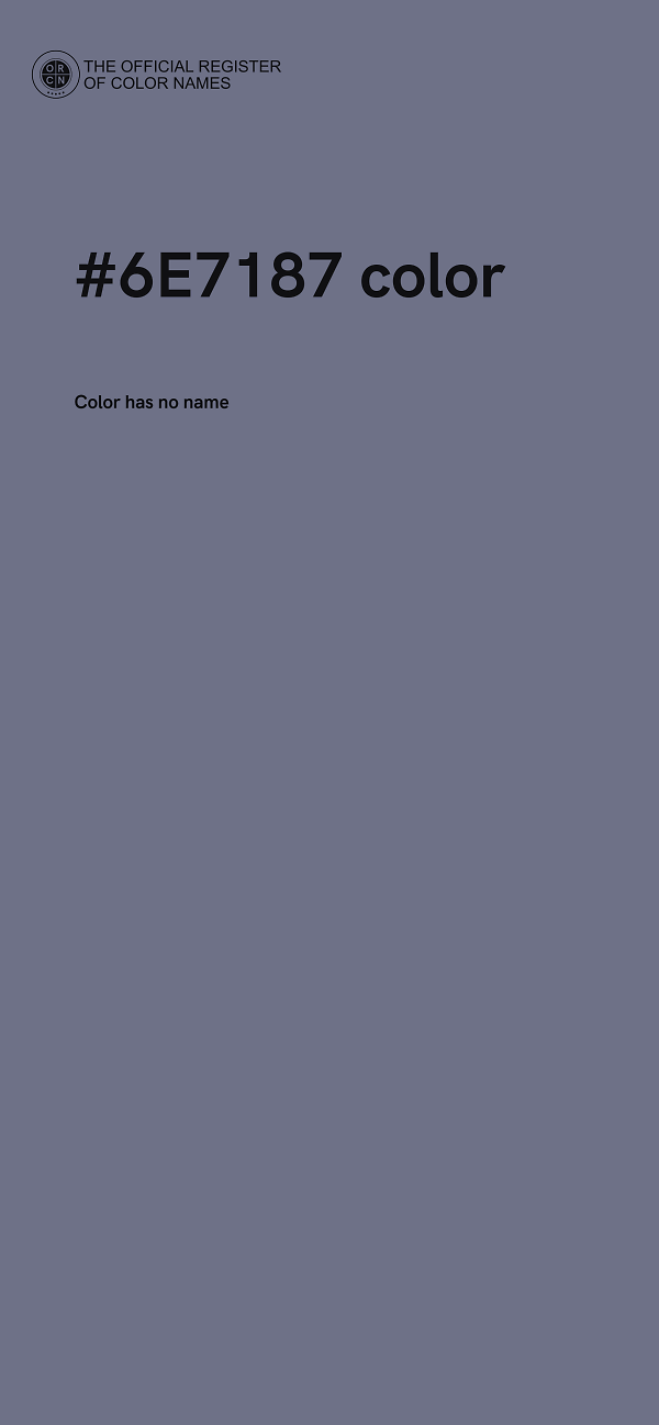 #6E7187 color image
