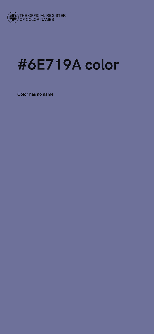 #6E719A color image