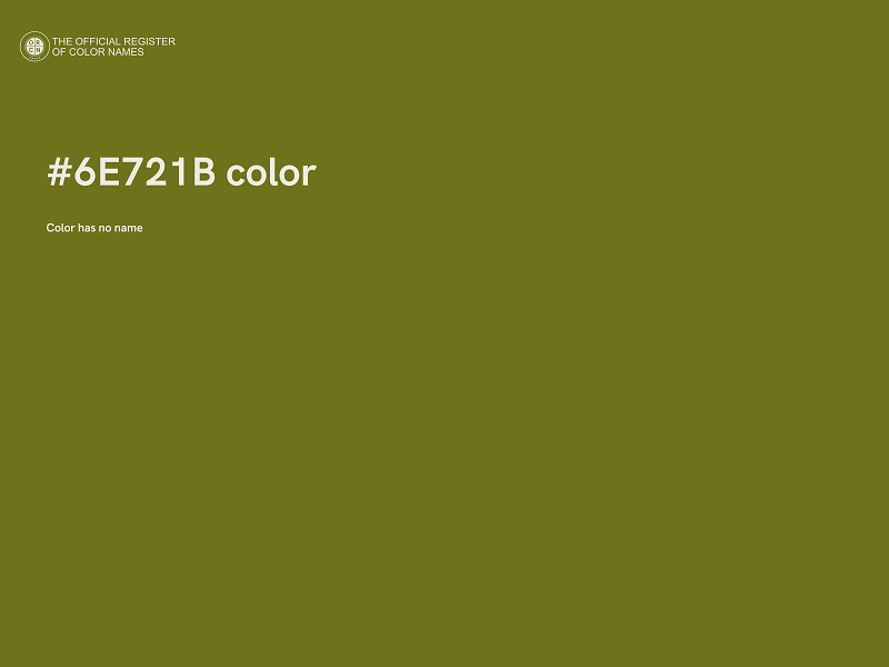 #6E721B color image