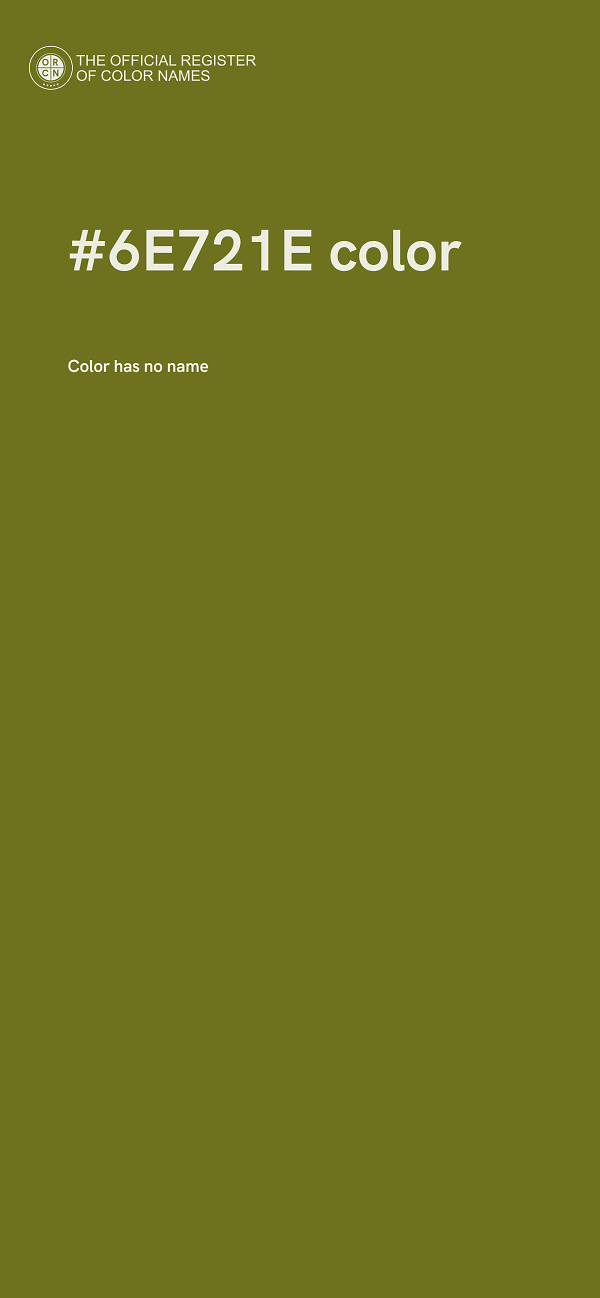 #6E721E color image