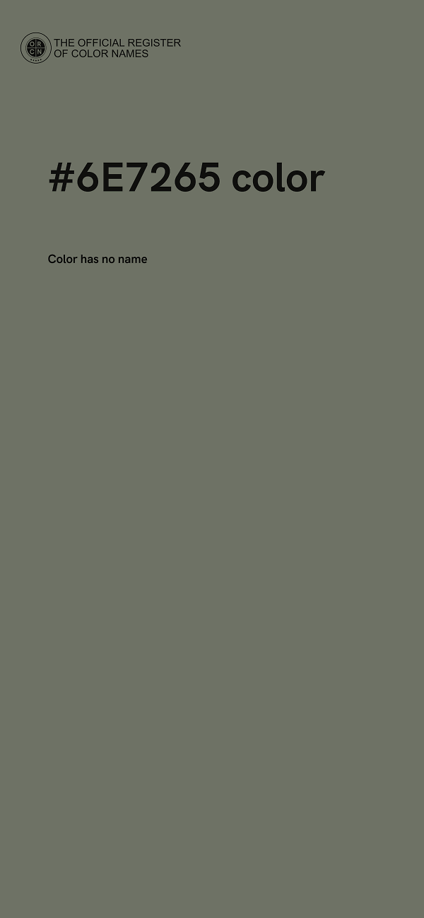 #6E7265 color image