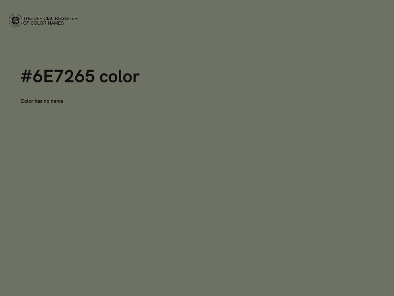 #6E7265 color image