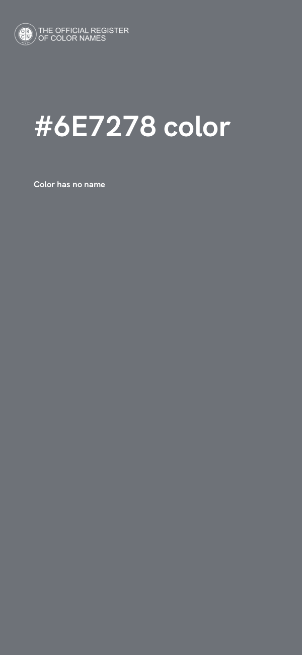 #6E7278 color image