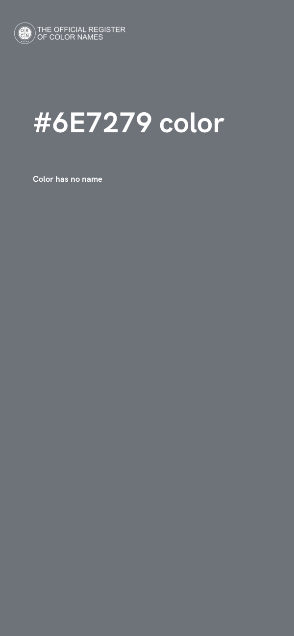 #6E7279 color image