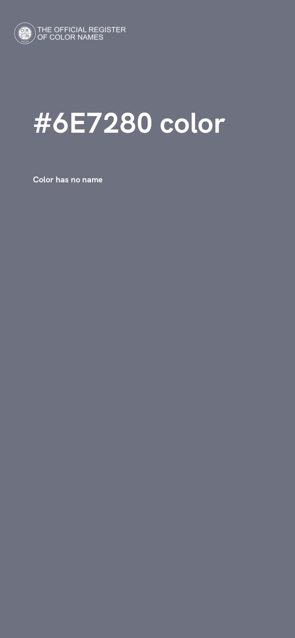 #6E7280 color image