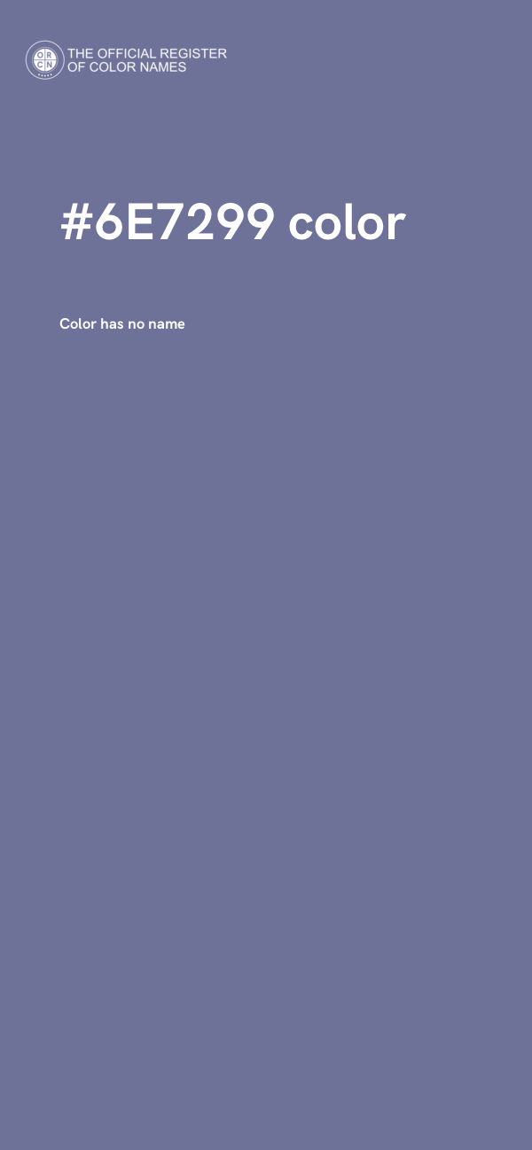 #6E7299 color image