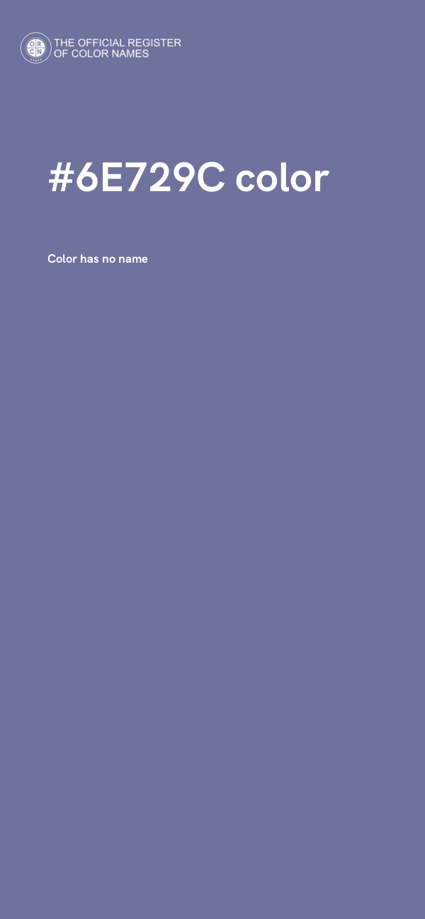 #6E729C color image