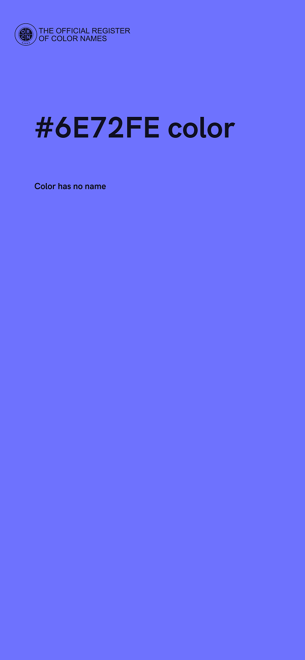 #6E72FE color image