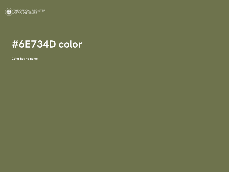 #6E734D color image