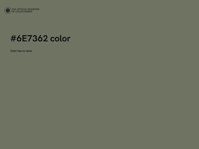 #6E7362 color image