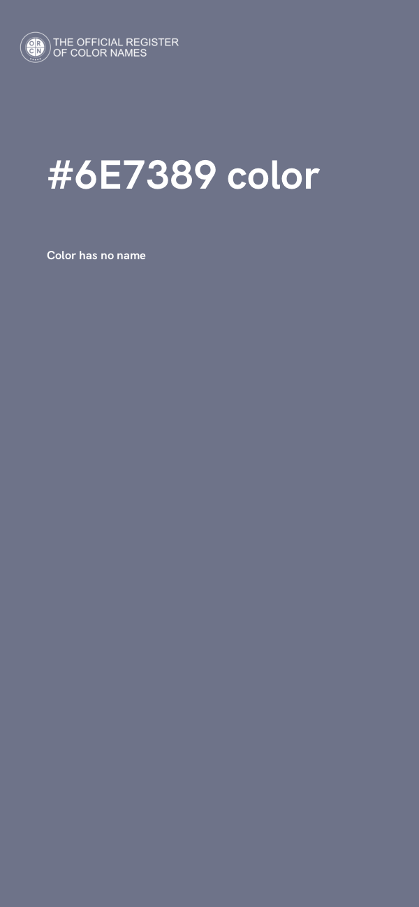 #6E7389 color image
