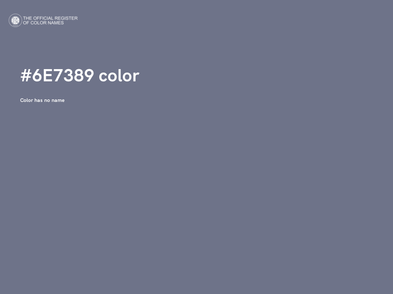 #6E7389 color image