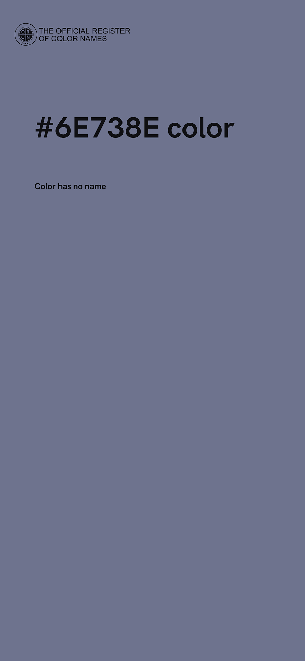 #6E738E color image