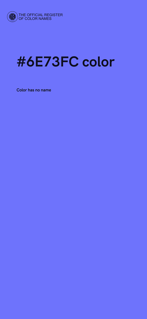 #6E73FC color image