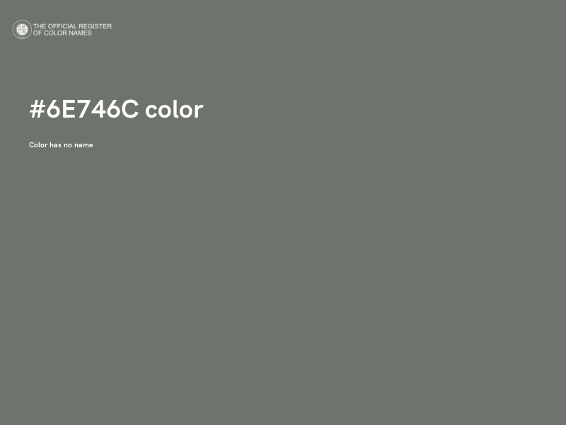 #6E746C color image