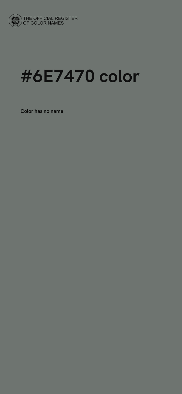 #6E7470 color image