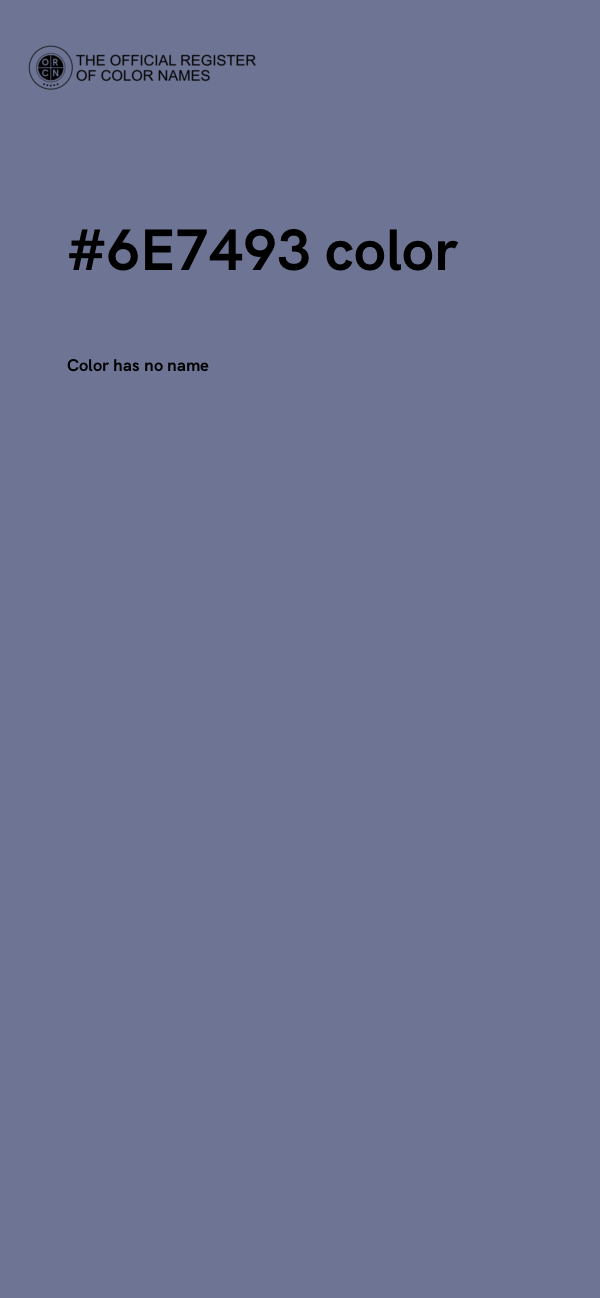 #6E7493 color image