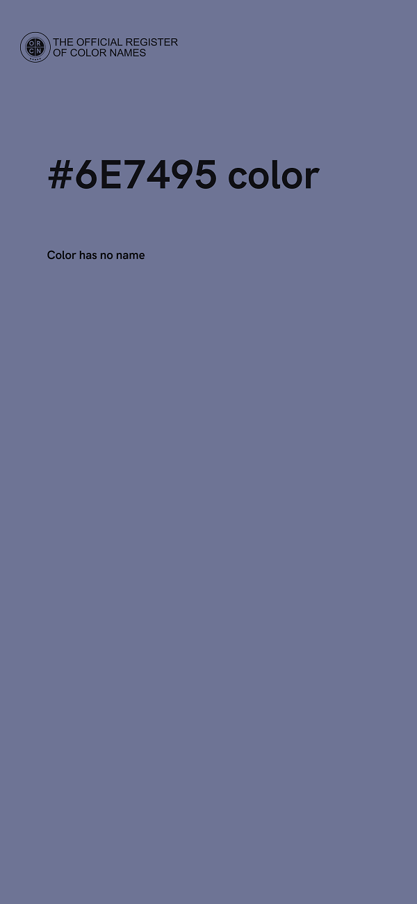 #6E7495 color image