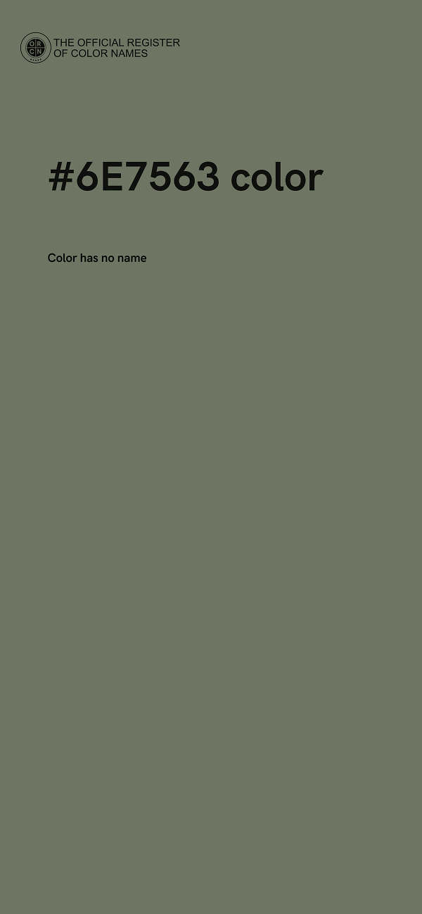 #6E7563 color image